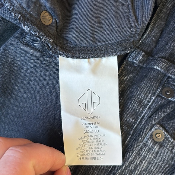 Golden Goose Italy Dark Gray Denim Jeans - Picture 12 of 15